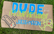 Load image into Gallery viewer, HandPainted Kraft Paper Banner
