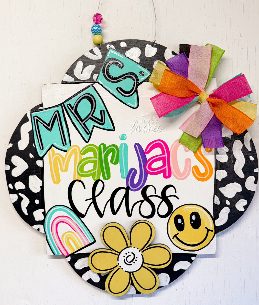 Colorful Composition Interchangeable Doorhanger