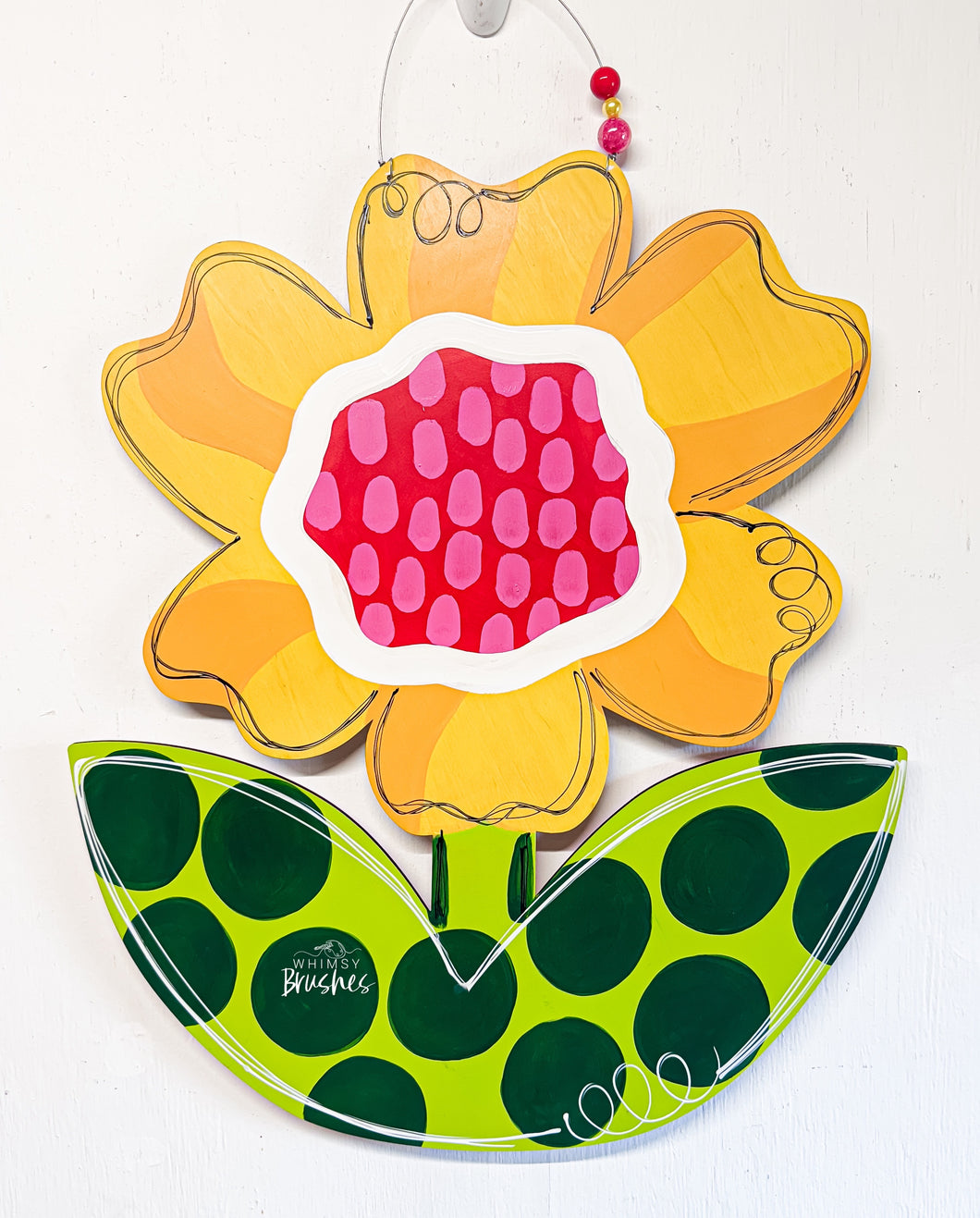 Funky Flower Doorhanger