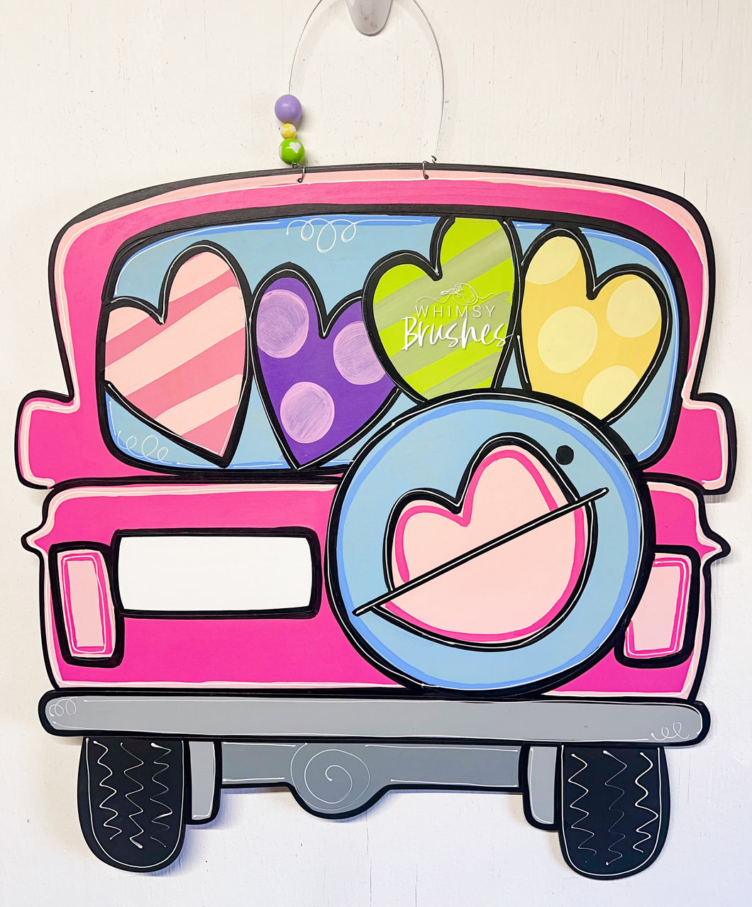 Love Truck Doorhanger