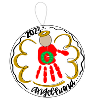 Load image into Gallery viewer, Handprint Ornament — MAKEUP EVENT
