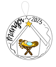 Load image into Gallery viewer, Footprint Ornament — MAKEUP EVENT
