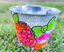 Load image into Gallery viewer, Trick or Treat Halloween Galvanized Bucket
