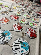 Load image into Gallery viewer, Handprint Ornament — MAKEUP EVENT
