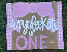 Load image into Gallery viewer, HandPainted Kraft Paper Banner
