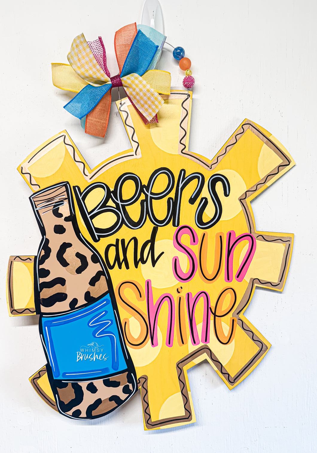Beers and Sunshine Doorhanger