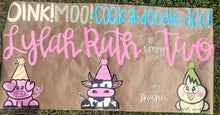 Load image into Gallery viewer, HandPainted Kraft Paper Banner
