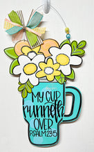 Load image into Gallery viewer, Runneth Over Tumbler Doorhanger
