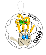 Load image into Gallery viewer, Handprint Ornament — MAKEUP EVENT
