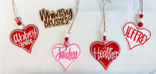 Load image into Gallery viewer, Valentines Name Bag Tag
