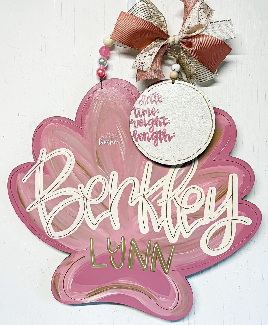 Seashell Baby Doorhanger