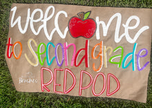 Load image into Gallery viewer, HandPainted Kraft Paper Banner
