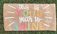 Load image into Gallery viewer, HandPainted Kraft Paper Banner
