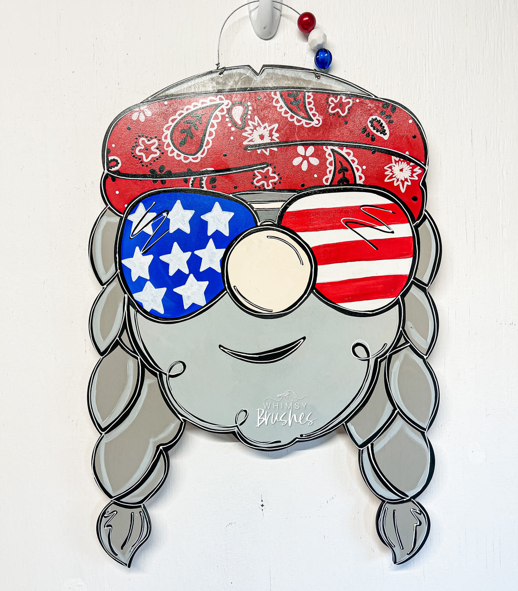 Patriotic Willie Doorhanger