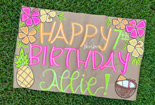 Load image into Gallery viewer, HandPainted Kraft Paper Banner
