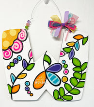 Load image into Gallery viewer, Bright and Colorful Inital Doorhanger
