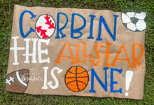 Load image into Gallery viewer, HandPainted Kraft Paper Banner
