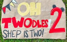 Load image into Gallery viewer, HandPainted Kraft Paper Banner
