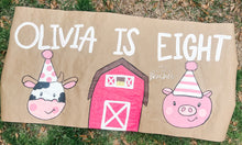 Load image into Gallery viewer, HandPainted Kraft Paper Banner
