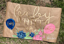 Load image into Gallery viewer, HandPainted Kraft Paper Banner
