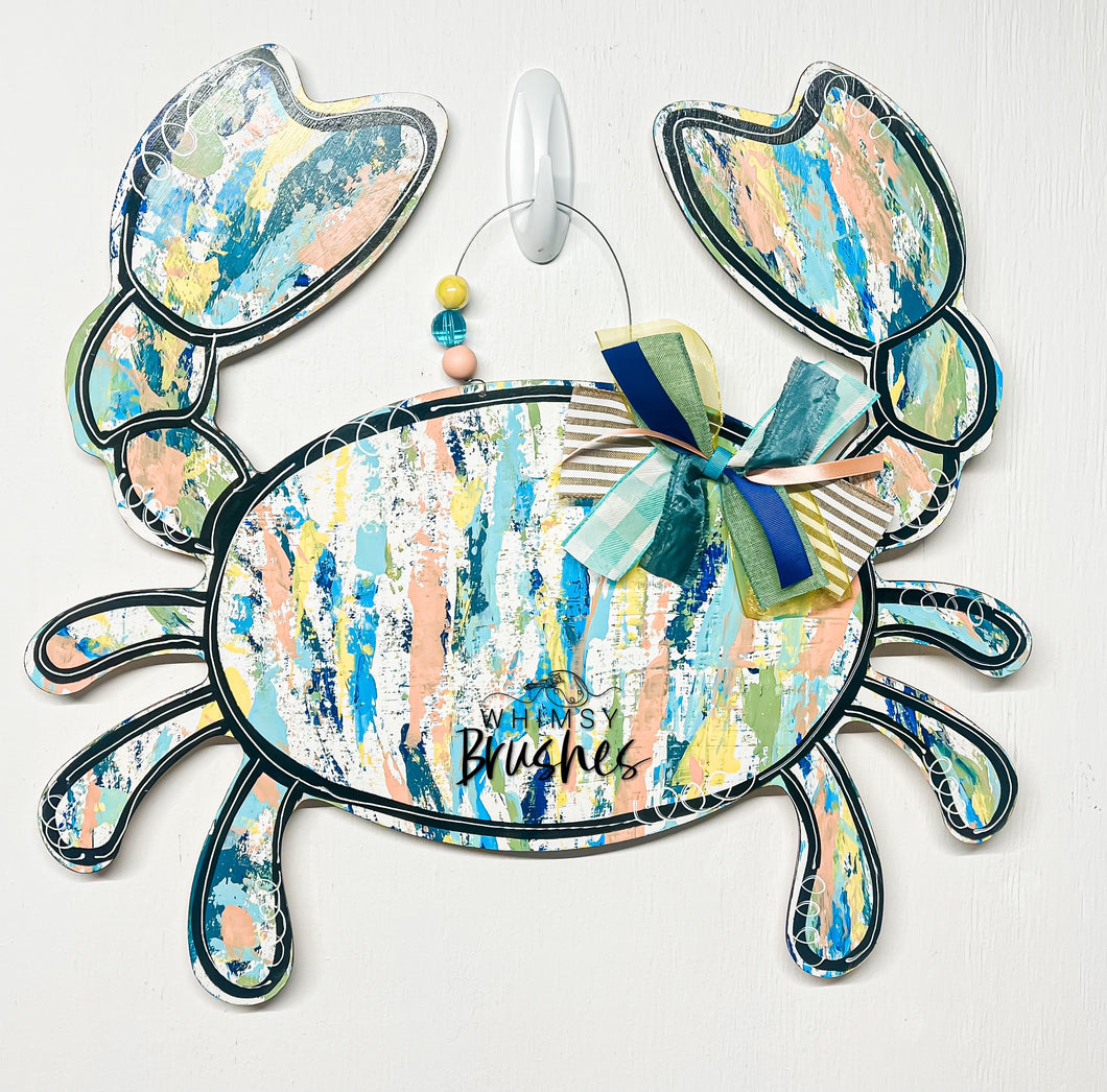 Multicolor Crab Doorhanger