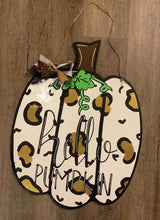 Load image into Gallery viewer, Jumbo Pumpkin Doorhanger
