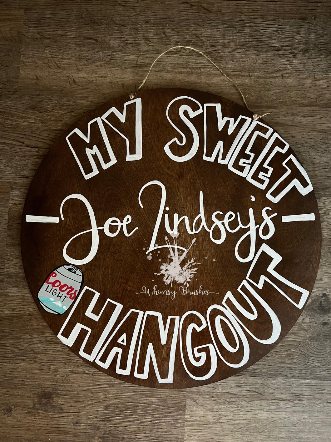 My SweetHangout Round Doorhanger