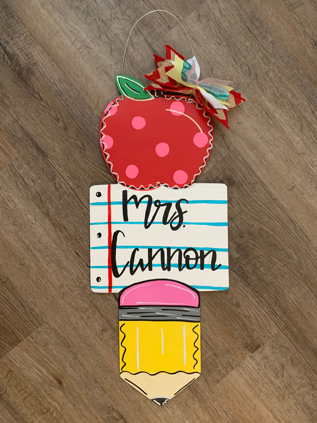 Teacher Trio Doorhanger