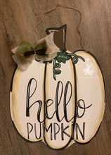 Load image into Gallery viewer, Jumbo Pumpkin Doorhanger
