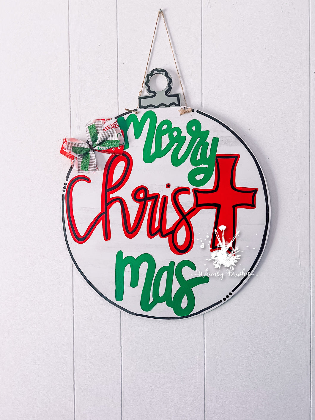 ChrisTmas Ornament Doorhanger
