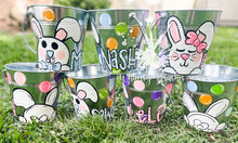 Load image into Gallery viewer, Polka Dot Bunny Easter Bucket
