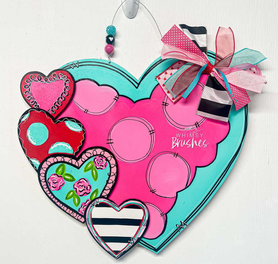 Layered Heart Doorhanger