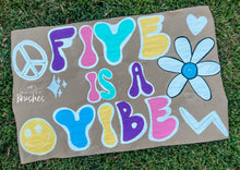 Load image into Gallery viewer, HandPainted Kraft Paper Banner
