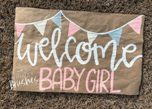 Load image into Gallery viewer, HandPainted Kraft Paper Banner
