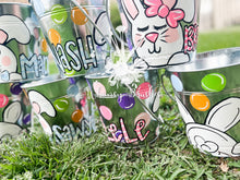 Load image into Gallery viewer, Polka Dot Bunny Easter Bucket
