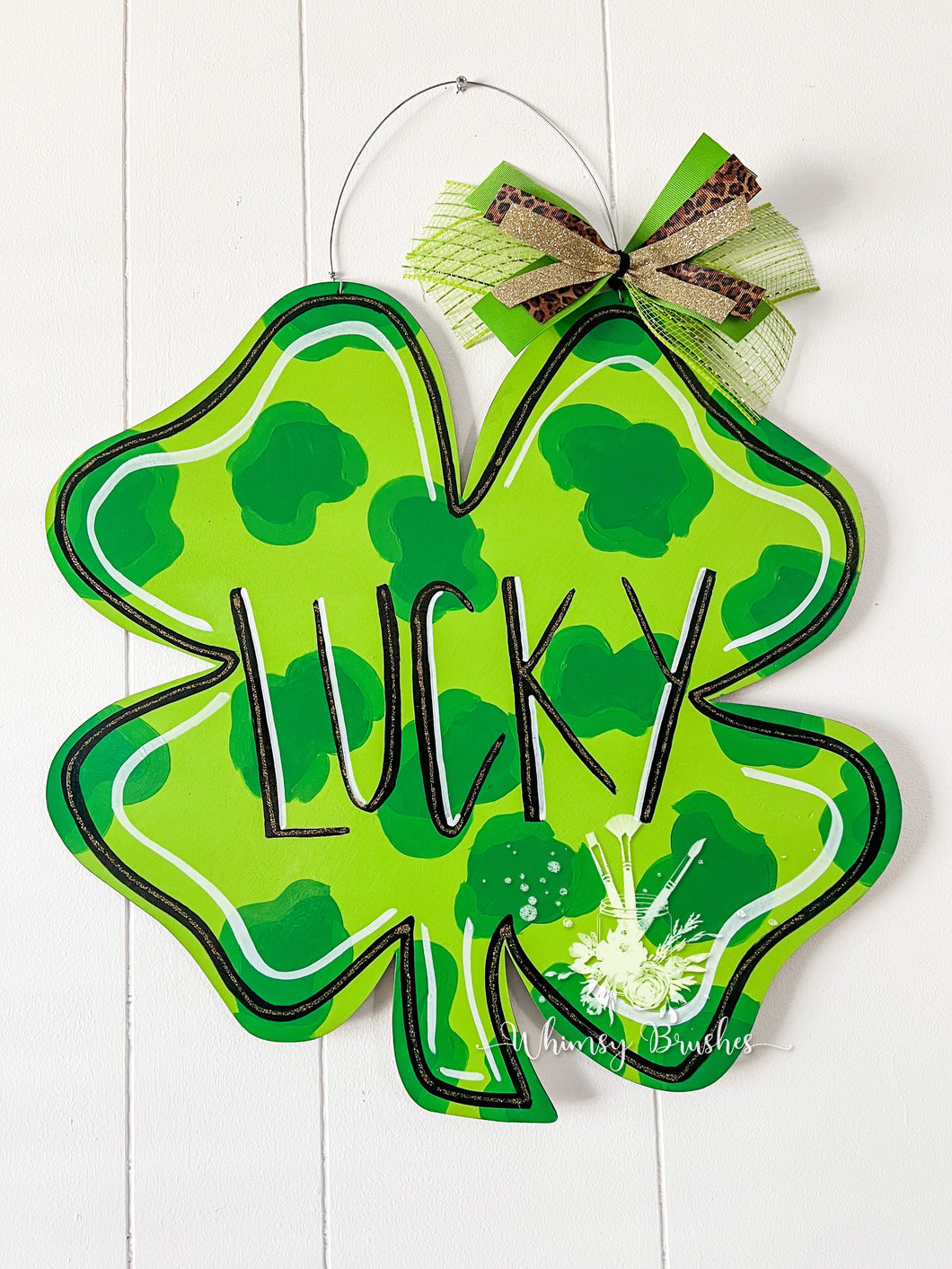 Lucky Shamrock Doorhanger